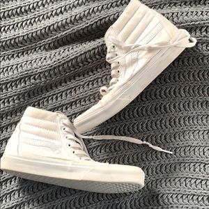 white high top vans